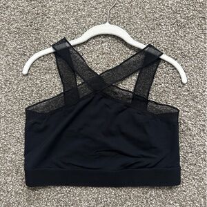 Black workout top